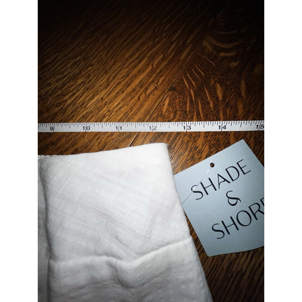 Shade & Shore NWT XS White Gauze Swim Cover Up Maxi Skirt High Slit Beach Boho - Picture 13 of 15